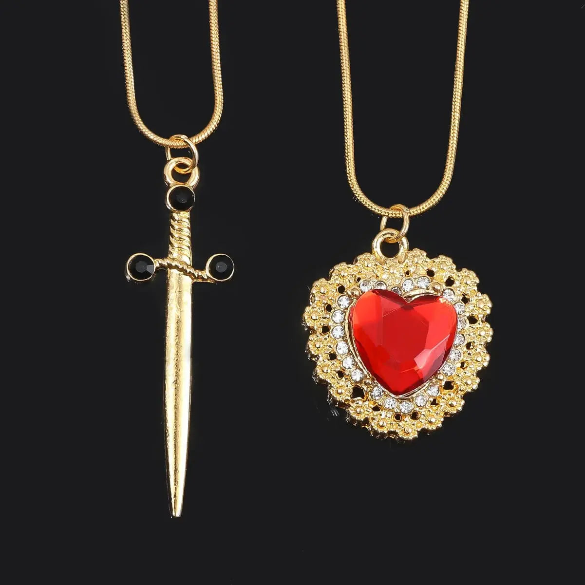 ValorLove®️|Collar Espada Corazón