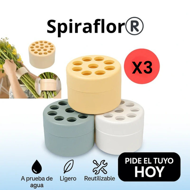 Spiraflor®️|Soporte Espiral para Arreglos Florales