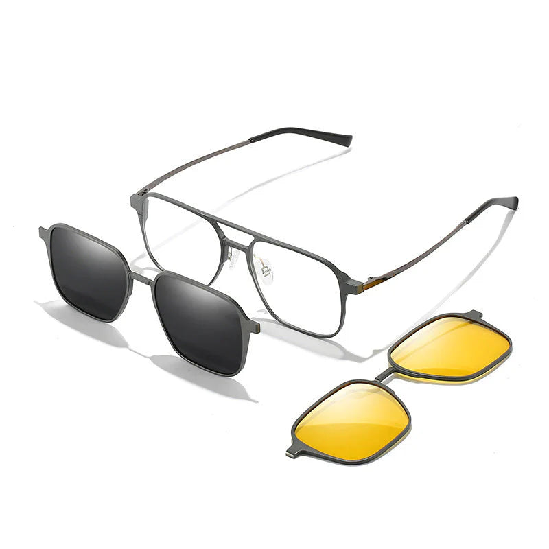 OptiFlex®️|Gafas Magnéticas 3 en 1
