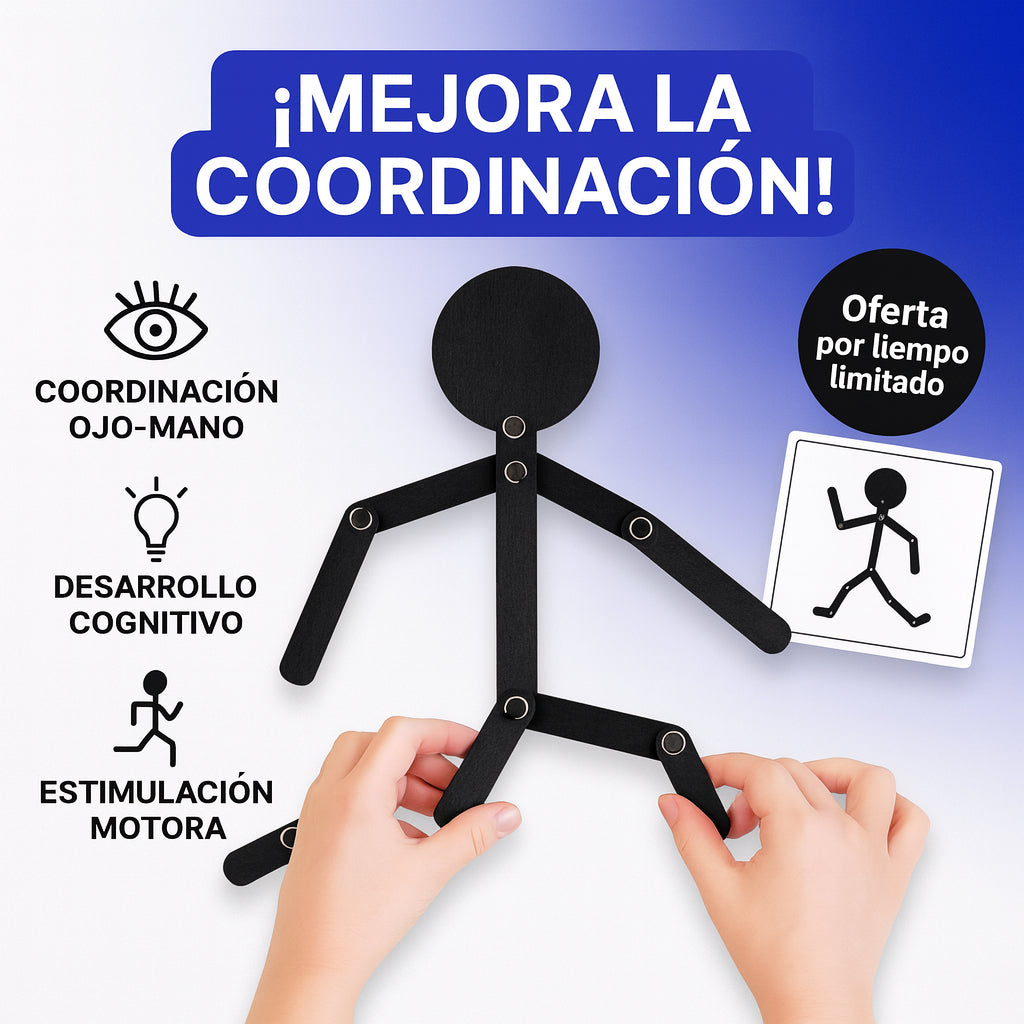 StickWalk®️|Juego posiciones muñeco
