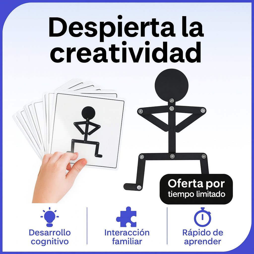 StickWalk®️|Juego posiciones muñeco