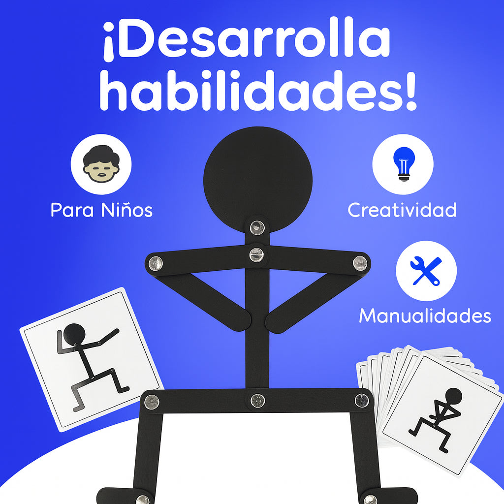 StickWalk®️|Juego posiciones muñeco