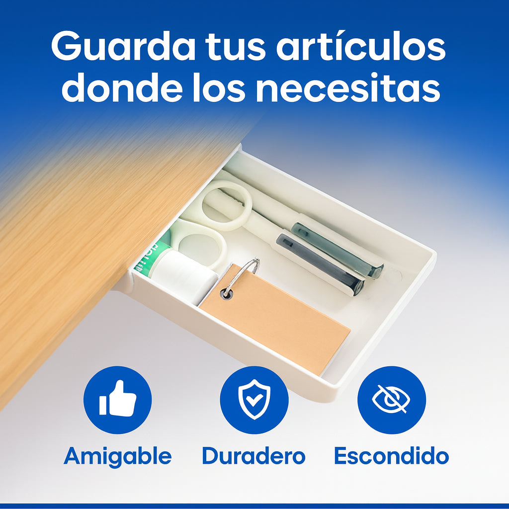 HideBox®️|Cajón adhesivo