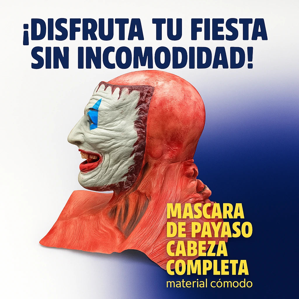 TerrorClown®️|Mascara hallowen