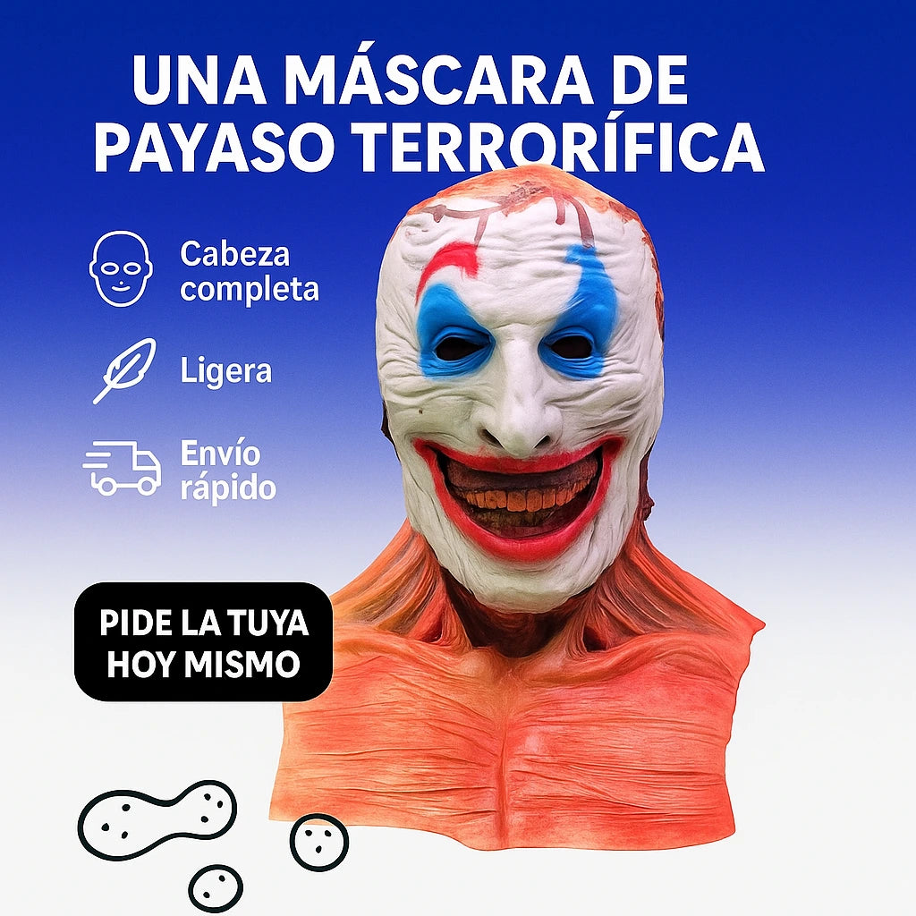 TerrorClown®️|Mascara hallowen