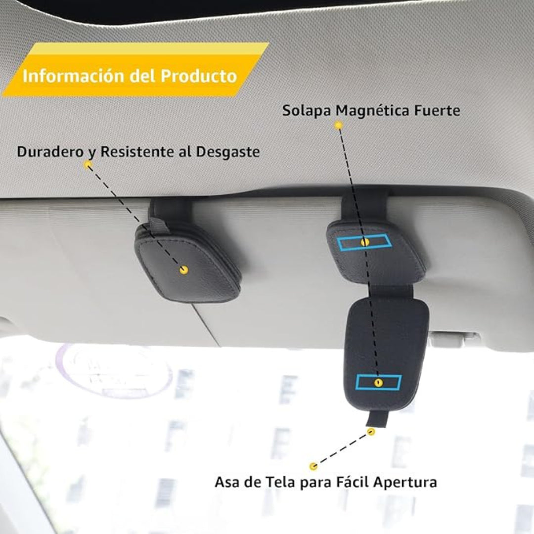 ClipLux®|Accesorio de cuero para gafas