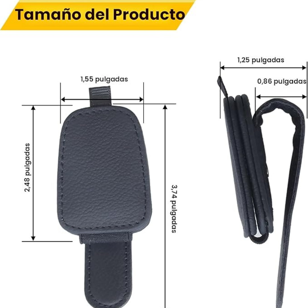 ClipLux®|Accesorio de cuero para gafas