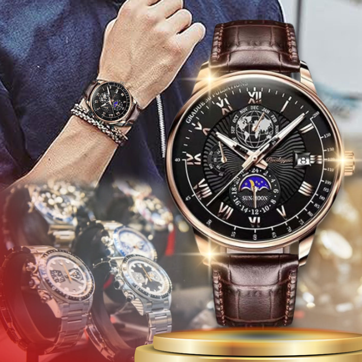 Aureus®️|Reloj elegante