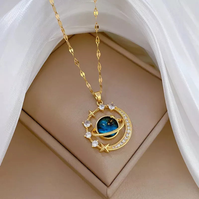 Lunaire®️|Collar Saturno