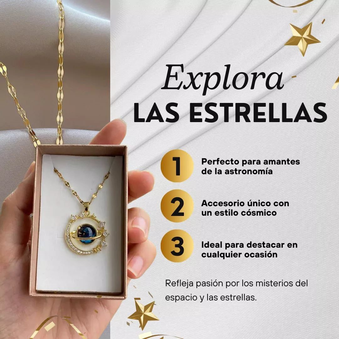 Lunaire®️|Collar Saturno