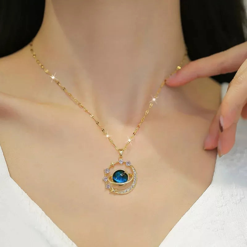 Lunaire®️|Collar Saturno