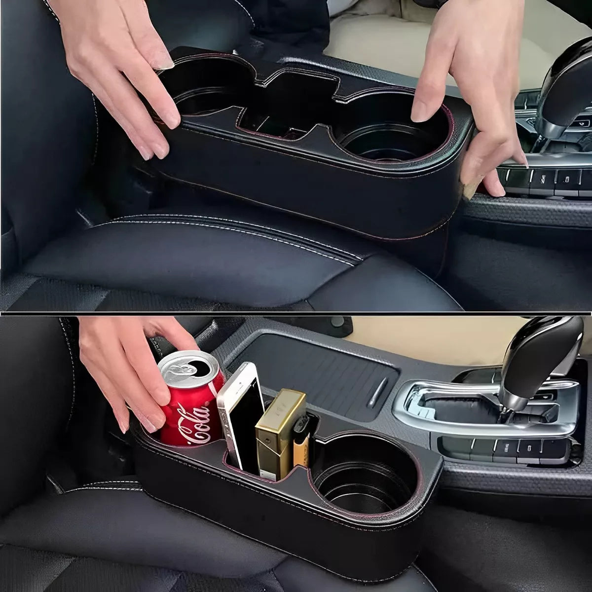 CarCompanion®️|Portavasos y almacenamiento para tu carro