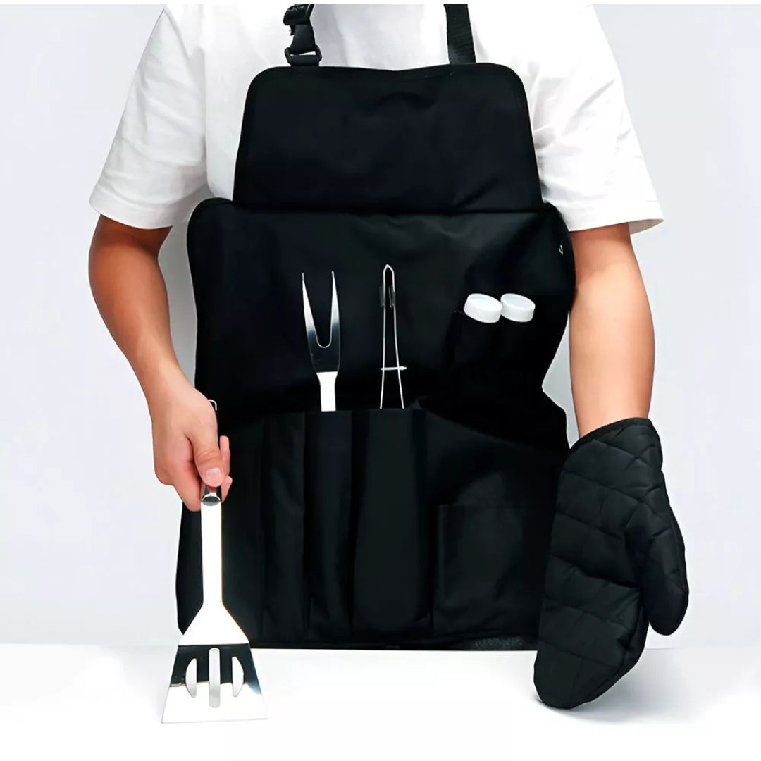 GrillMaster®️|El Delantal Completo para Tu BBQ