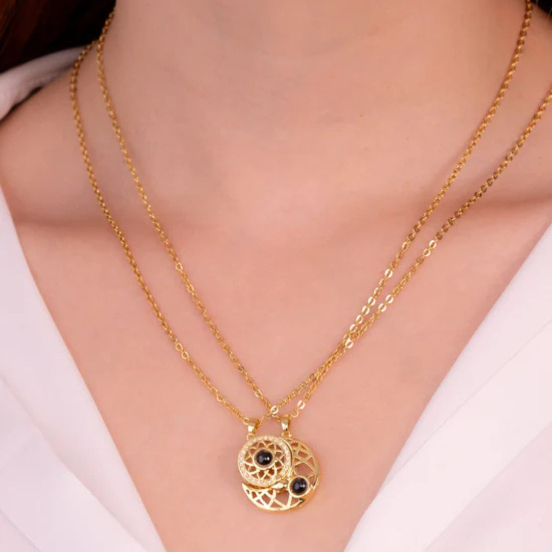 AmorLuz®️|Collar Sol y Luna