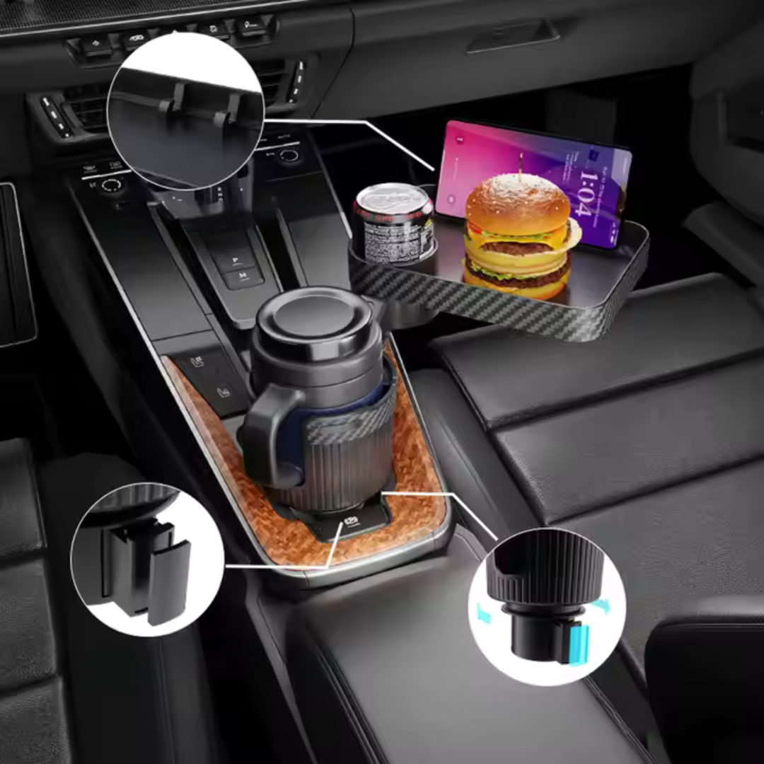 AutoTray®️|Bandeja Portavasos Multifuncional