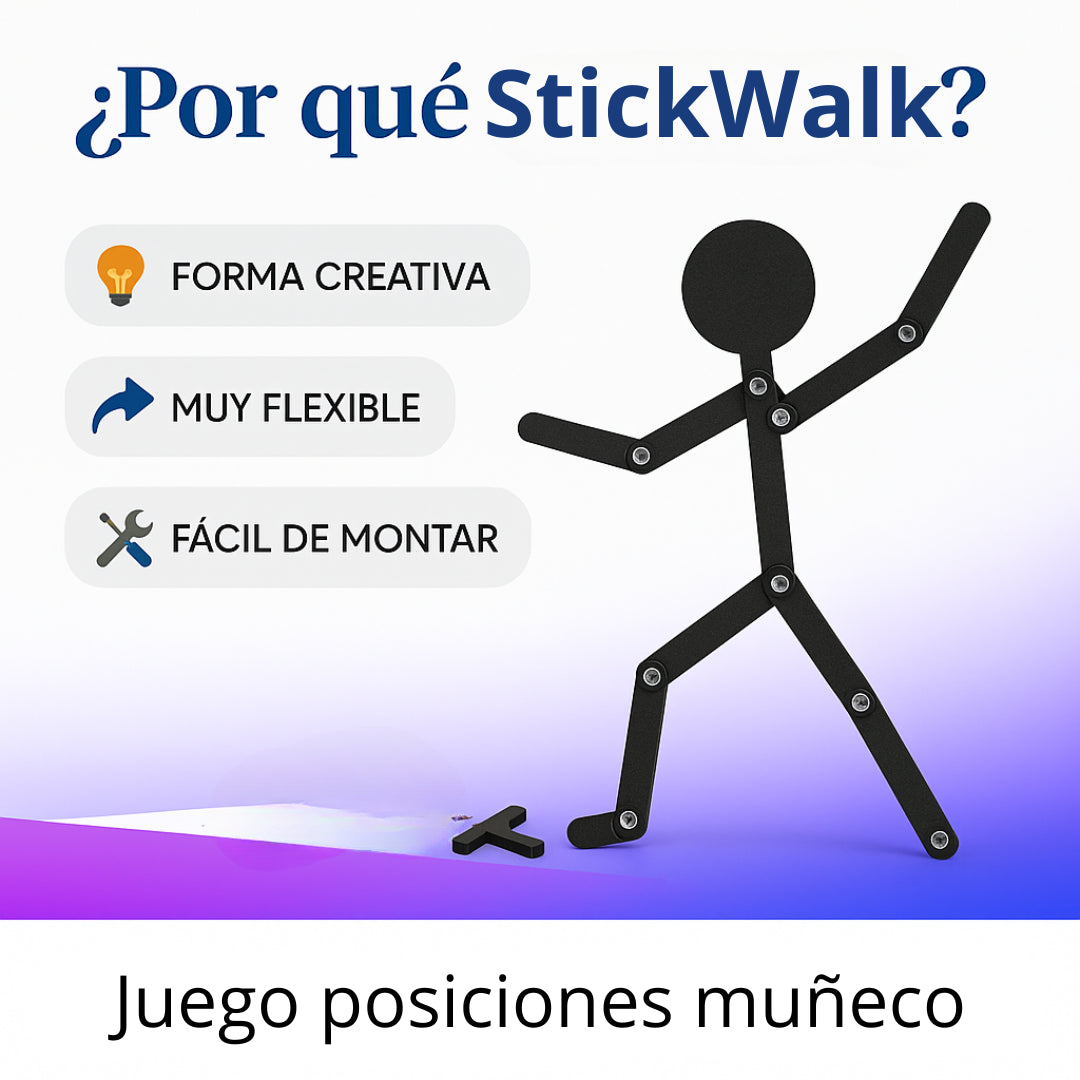 StickWalk®️|Juego posiciones muñeco