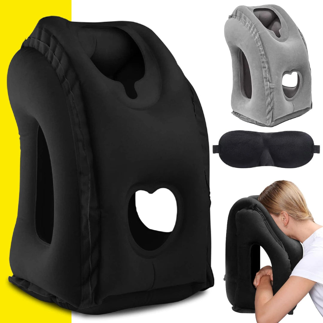 Restloop®️|Cojín Inflable Apoya Cabeza