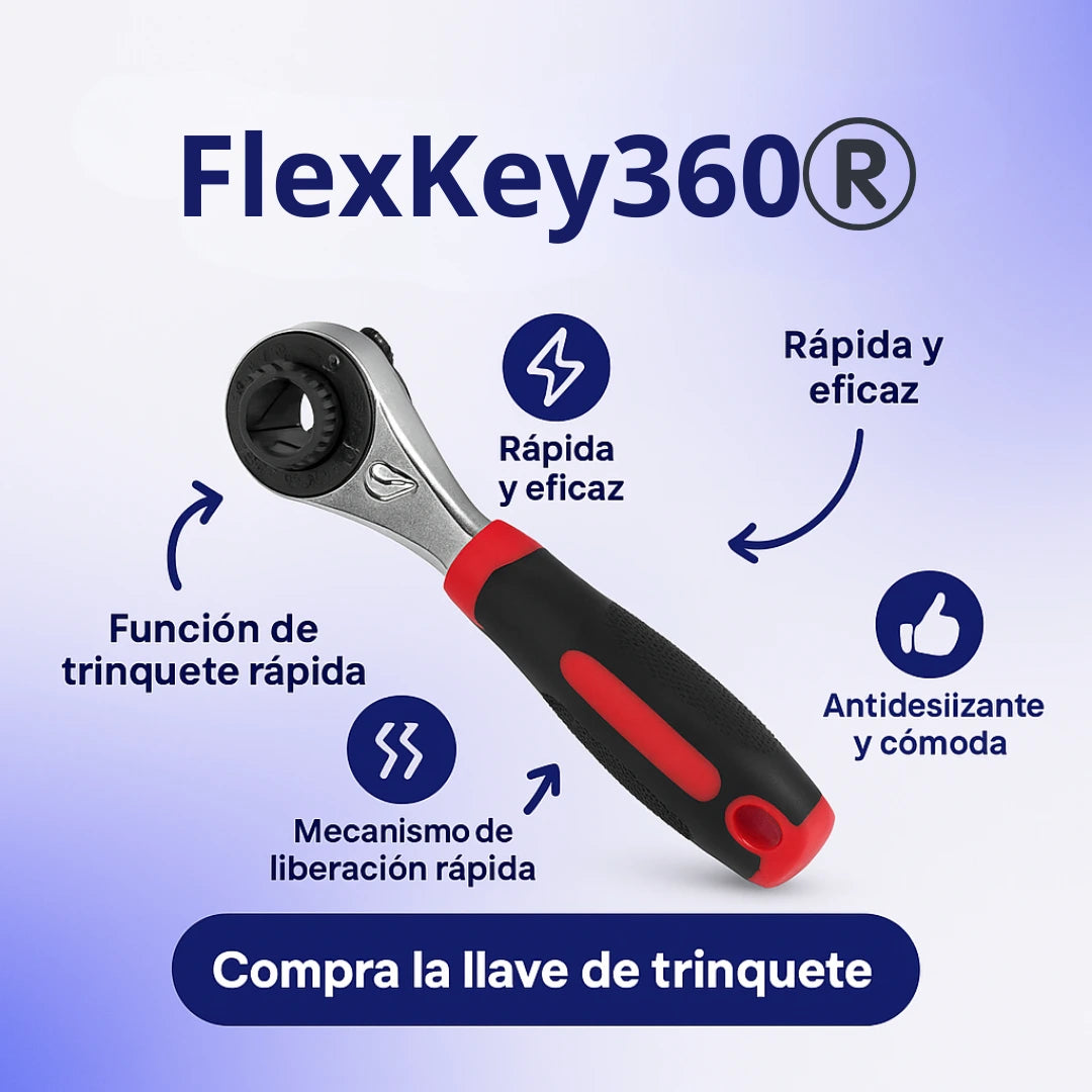FlexKey360®️|Llave de trinquete