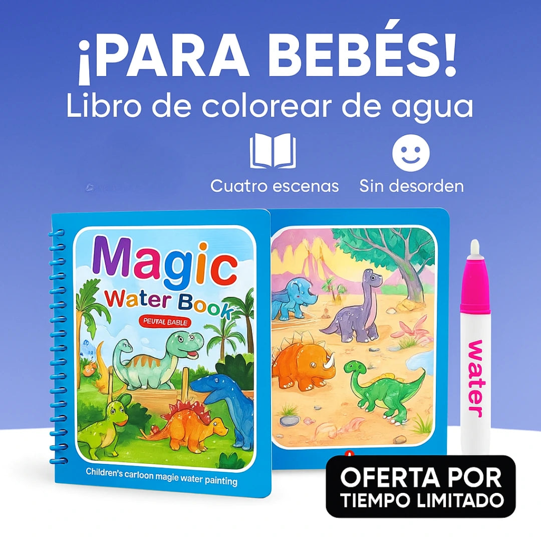 Pintabebé®️|Libro de agua para bebes