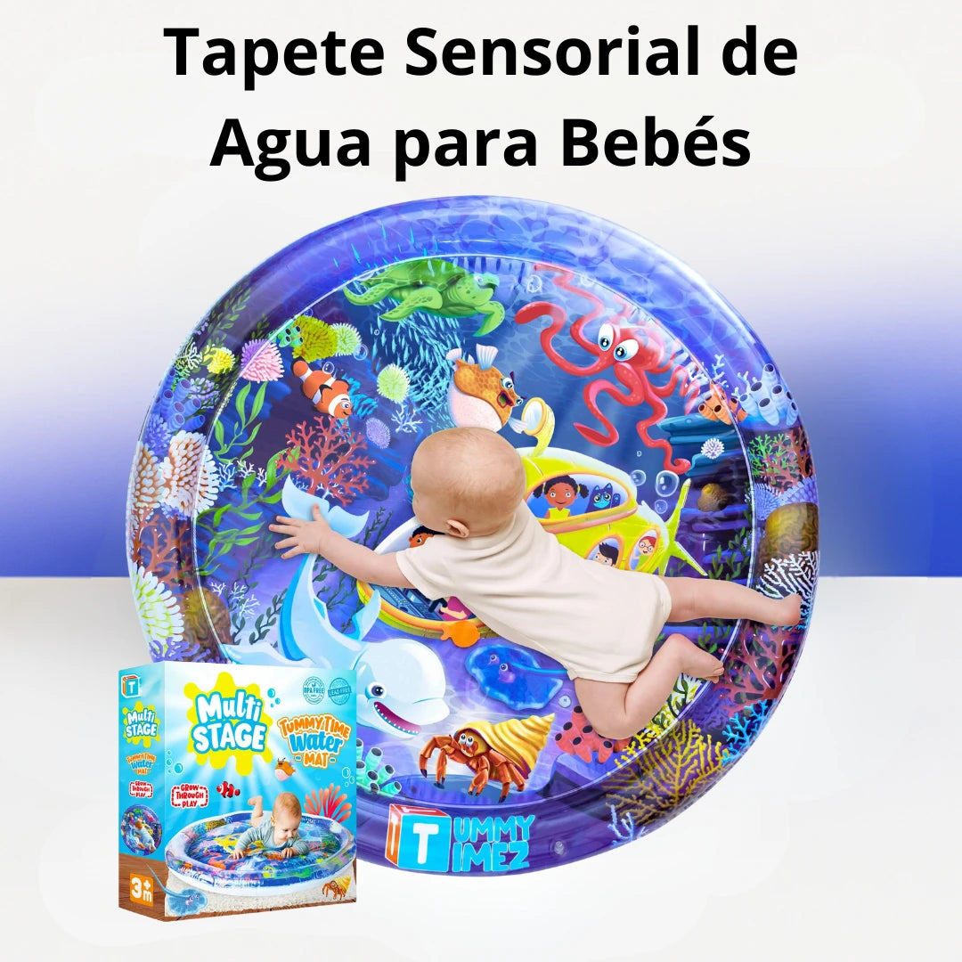 AquaBoo®️|Tapete Sensorial de Agua para Bebés