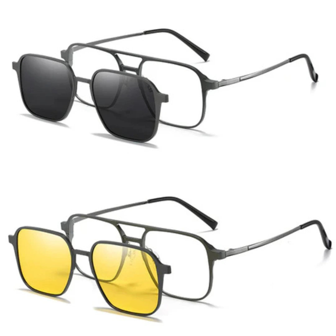 OptiFlex®️|Gafas Magnéticas 3 en 1