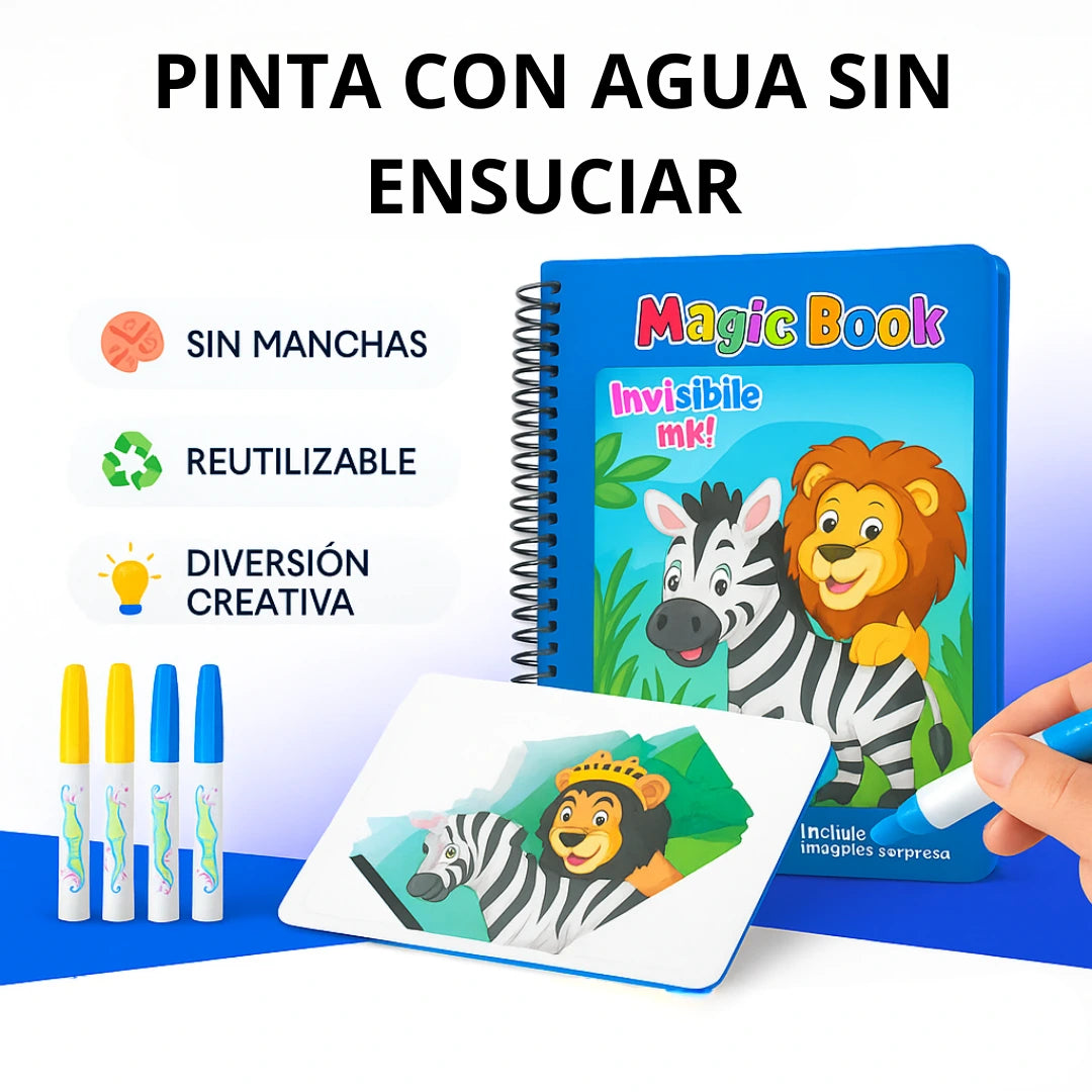 Pintabebé®️|Libro de agua para bebes