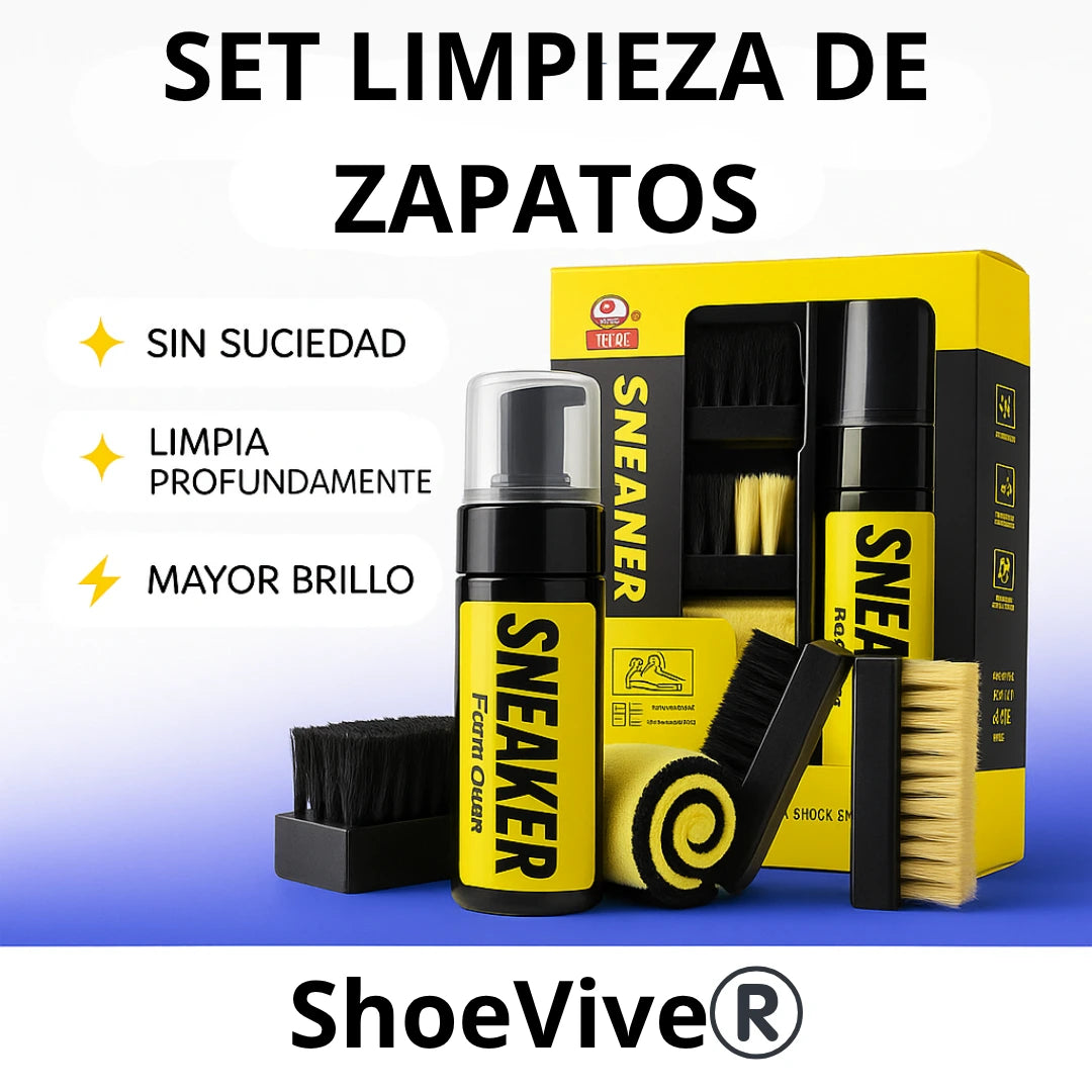 ShoeVive®️|Set Limpieza de Zapatos