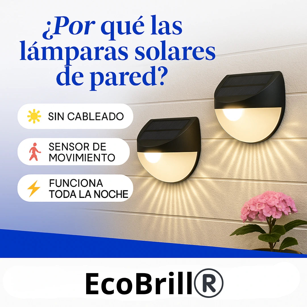EcoBrill®️|Lampara Solar