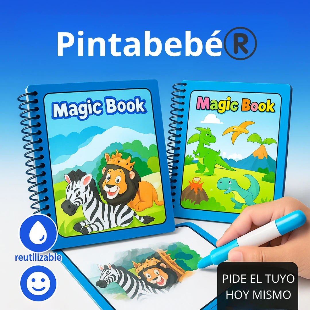 Pintabebé®️|Libro de agua para bebes
