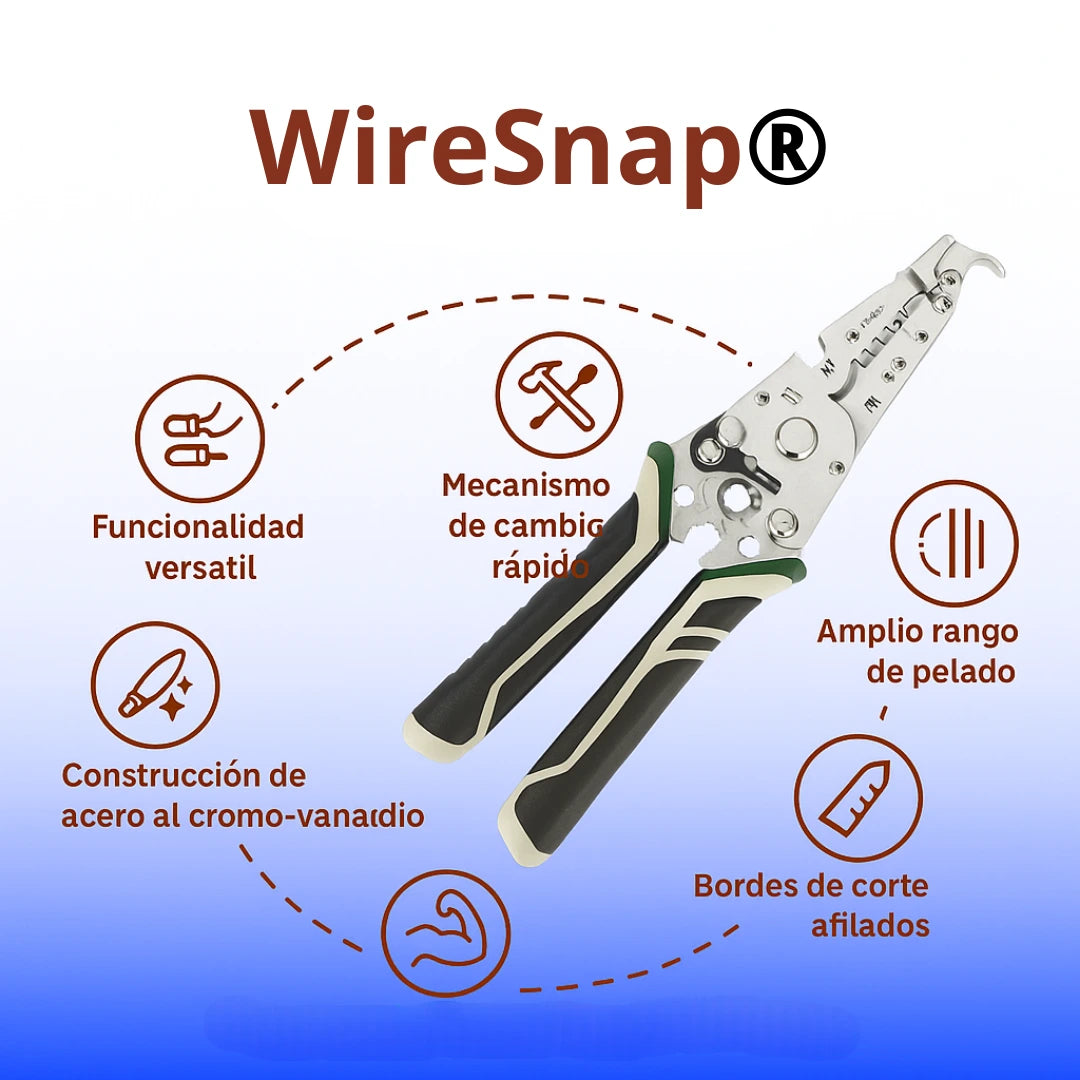 WireSnap®️|Alicate Pelacable