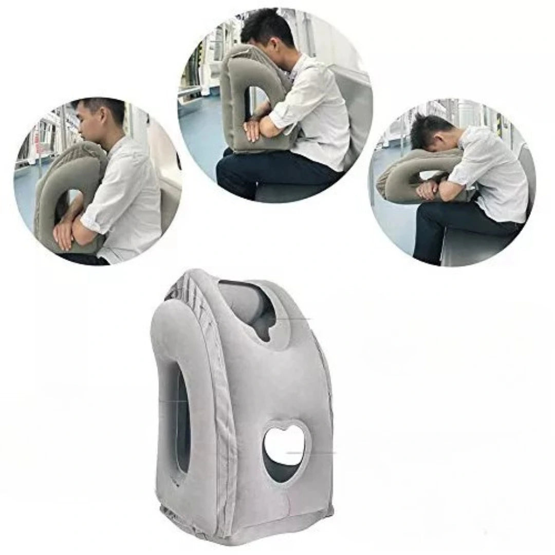 Restloop®️|Cojín Inflable Apoya Cabeza