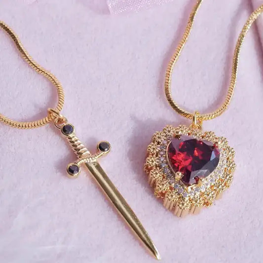 ValorLove®️|Collar Espada Corazón