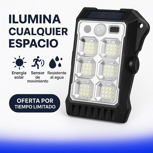 Solvix®️|Luz Solar Inteligente con Clip y Sensor de Movimiento