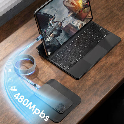 CableMag®️|Cable USB Magnético Enrrollable