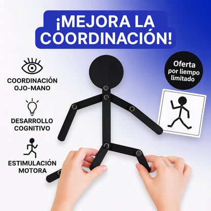 StickWalk®️|Juego posiciones muñeco