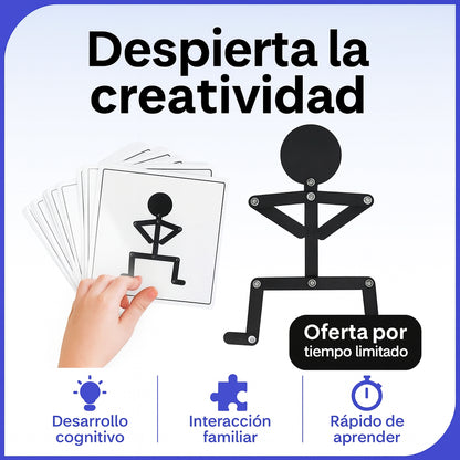 StickWalk®️|Juego posiciones muñeco