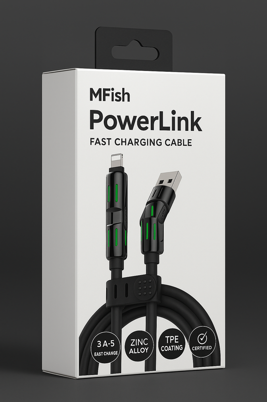 MFishPowerLink®️|Cargador 4 en 1