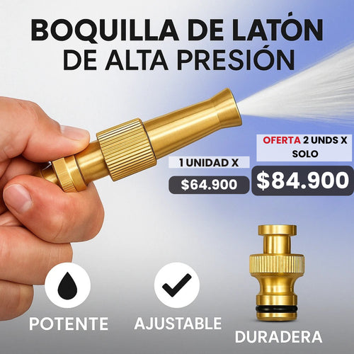 HydroJet®️|Potencia y Precisión en Cada Riego