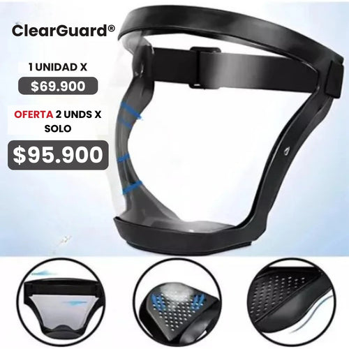 ClearGuard®️|Protección Facial Total