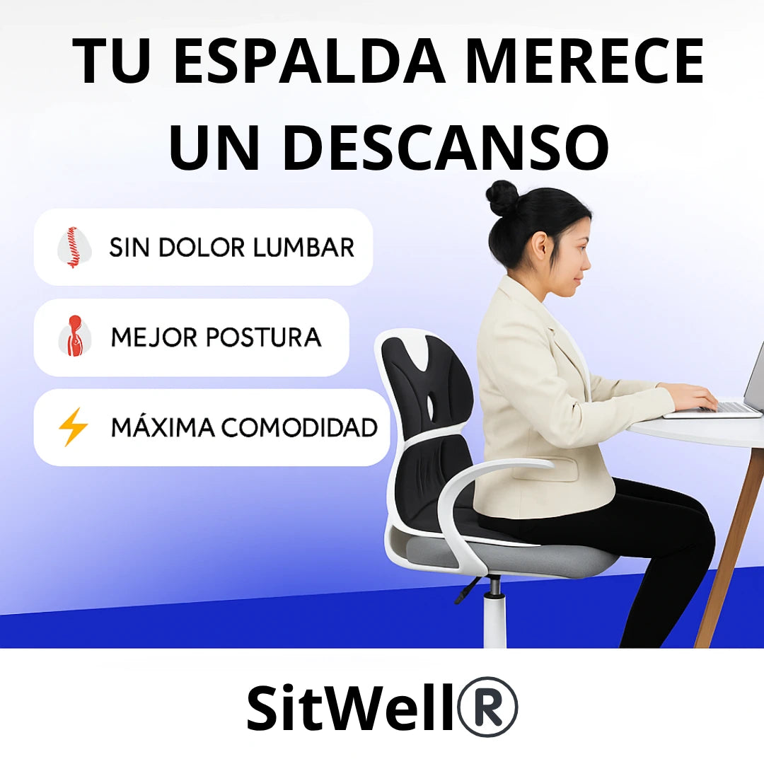 SitWell®️|Corrector de postura para sentarse
