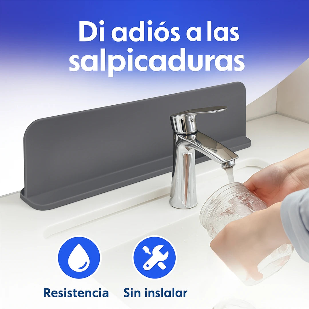 Splashero®️|Barrera de silicona para lavaplatos