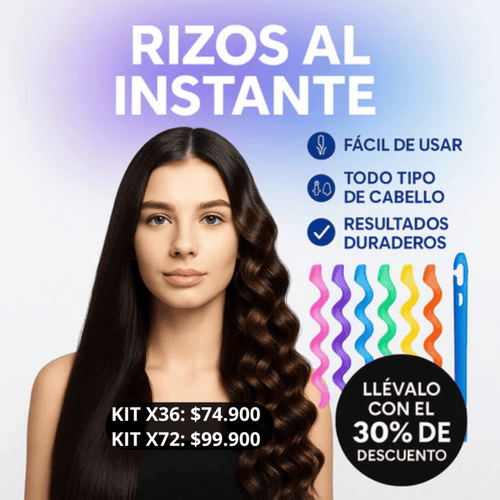CurliZen®️Kit X36|Rizos sin calor, en minutos