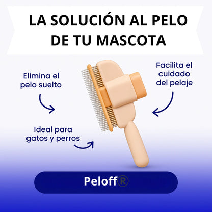 Peloff®️|Cepillo para mascotas