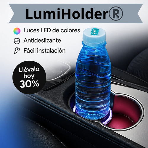 LumiHolder®️2x1|Luz Portavasos Carro