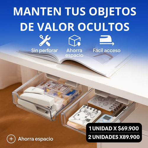 HideBox®️|Cajón adhesivo