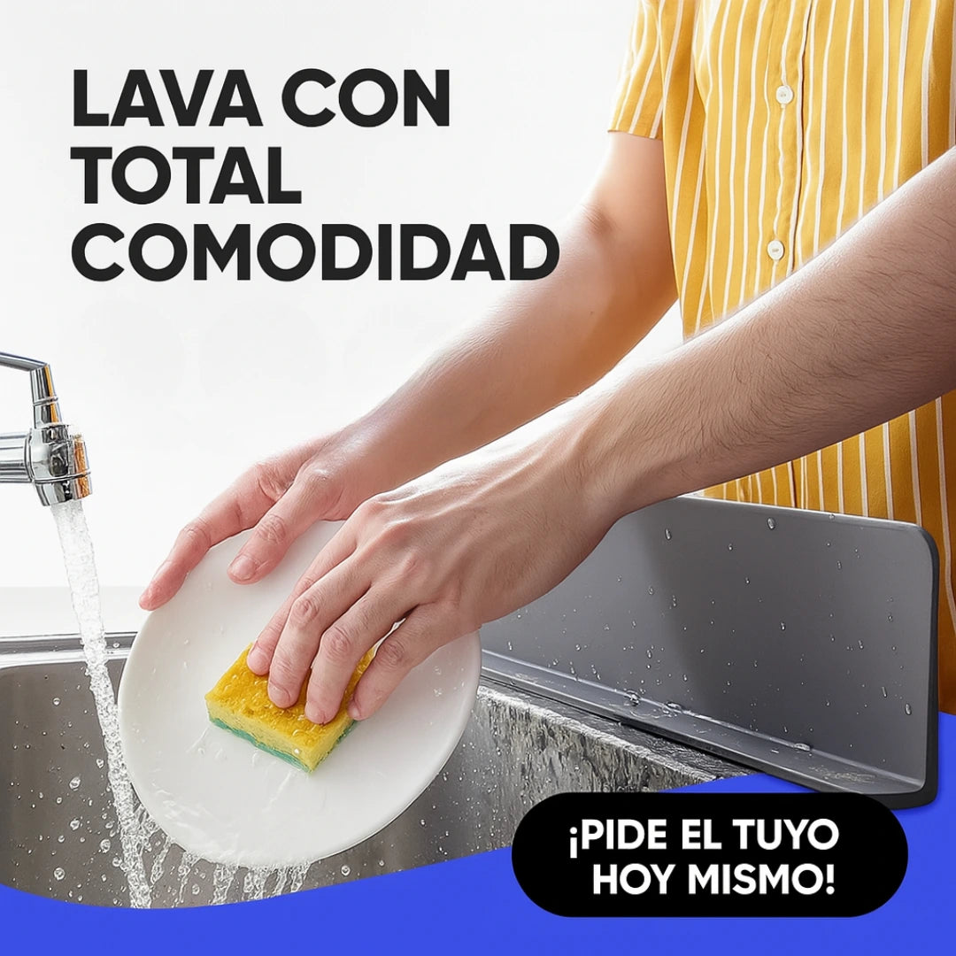 Splashero®️|Barrera de silicona para lavaplatos