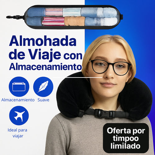 Packillow®️|La almohada que ahorra espacio