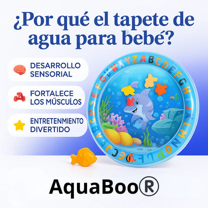 AquaBoo®️|Tapete Sensorial de Agua para Bebés