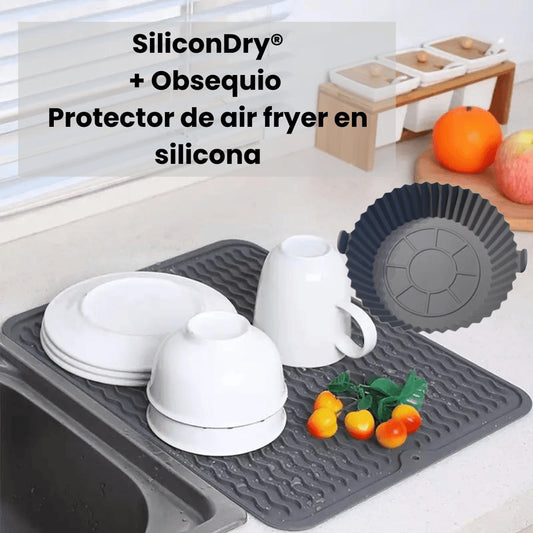 Combo SiliconDry®️| Tapete escurridor + Protector de AirFryer